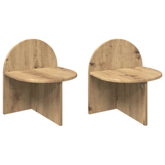 vidaXL Bedside Table 2 pcs Artisan Oak 40 x 35.5 x 45.5 cm 2