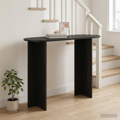Console Table 100 x 39.5 x 75 cm Engineered Wood Black
