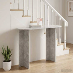 Console Table 100 x 39.5 x 75 cm Engineered Wood Concrete grey