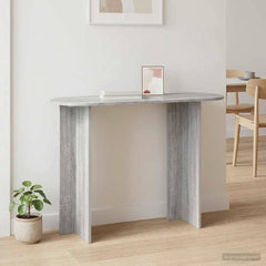 Console Table 100 x 39.5 x 75 cm Engineered Wood Grey sonoma