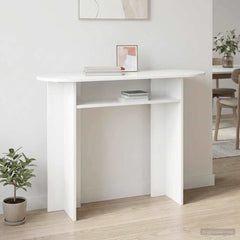 Console Table 100 x 39.5 x 75 cm Engineered Wood White