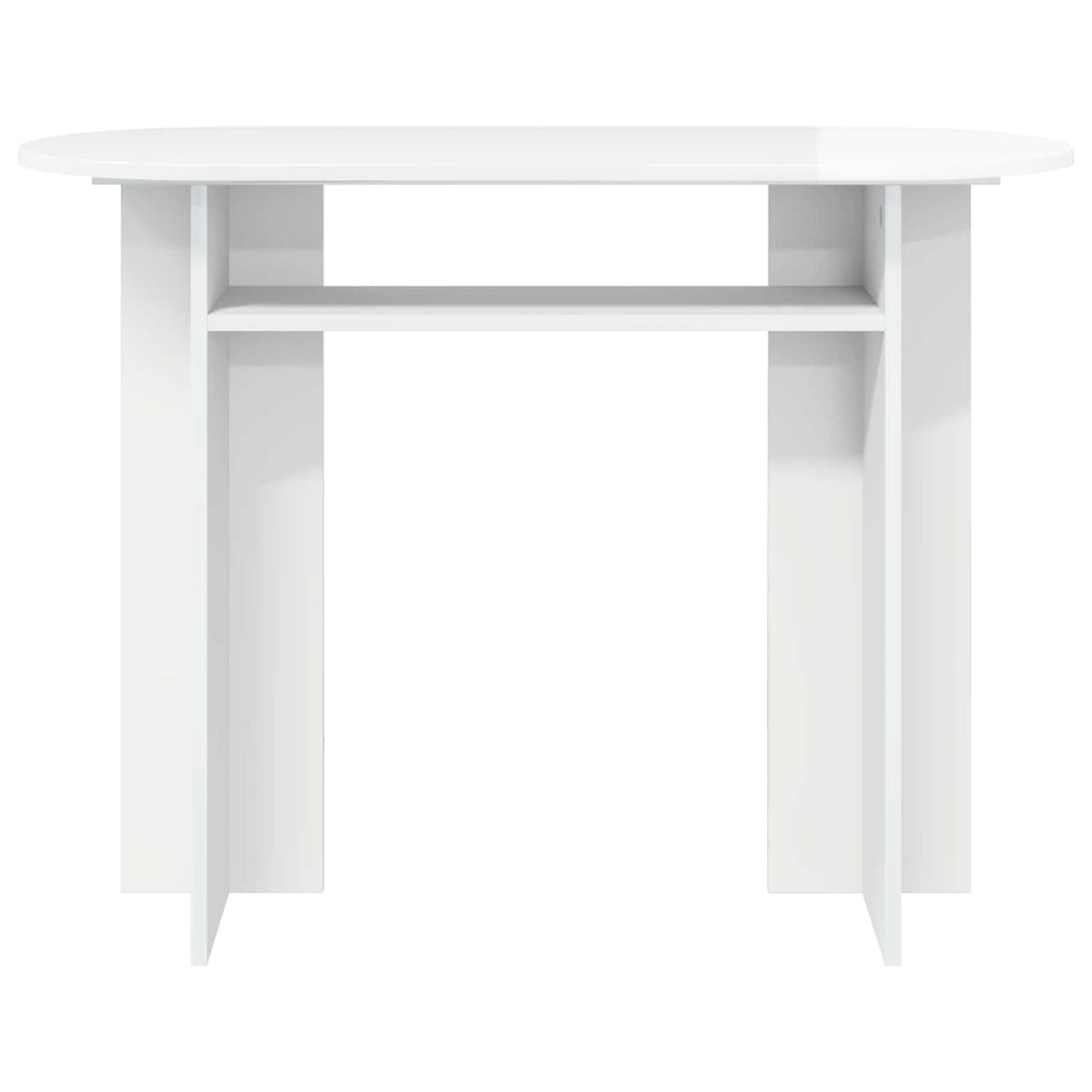 Console Table 100 x 39.5 x 75 cm Engineered Wood High gloss white