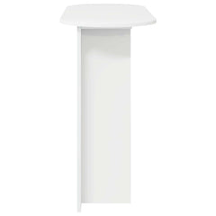 vidaXL Console Table High Gloss White 100 x 39.5 x 75 cm 6