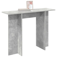 vidaXL Console Table Concrete Grey 100 x 30 x 75 cm Engineered Wood 3