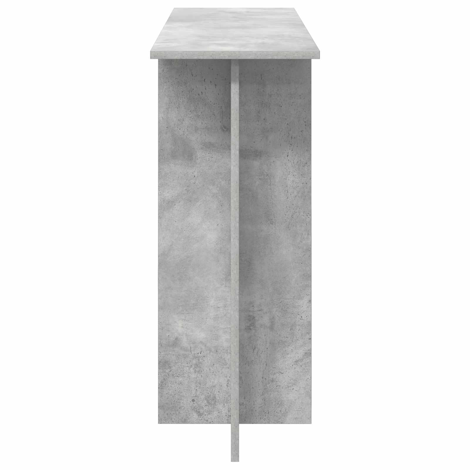 vidaXL Console Table Concrete Grey 100 x 30 x 75 cm Engineered Wood 6