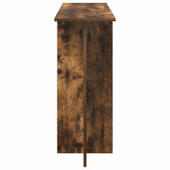 vidaXL Console Table Smoked Oak 100 x 30 x 75 cm Engineered Wood 6