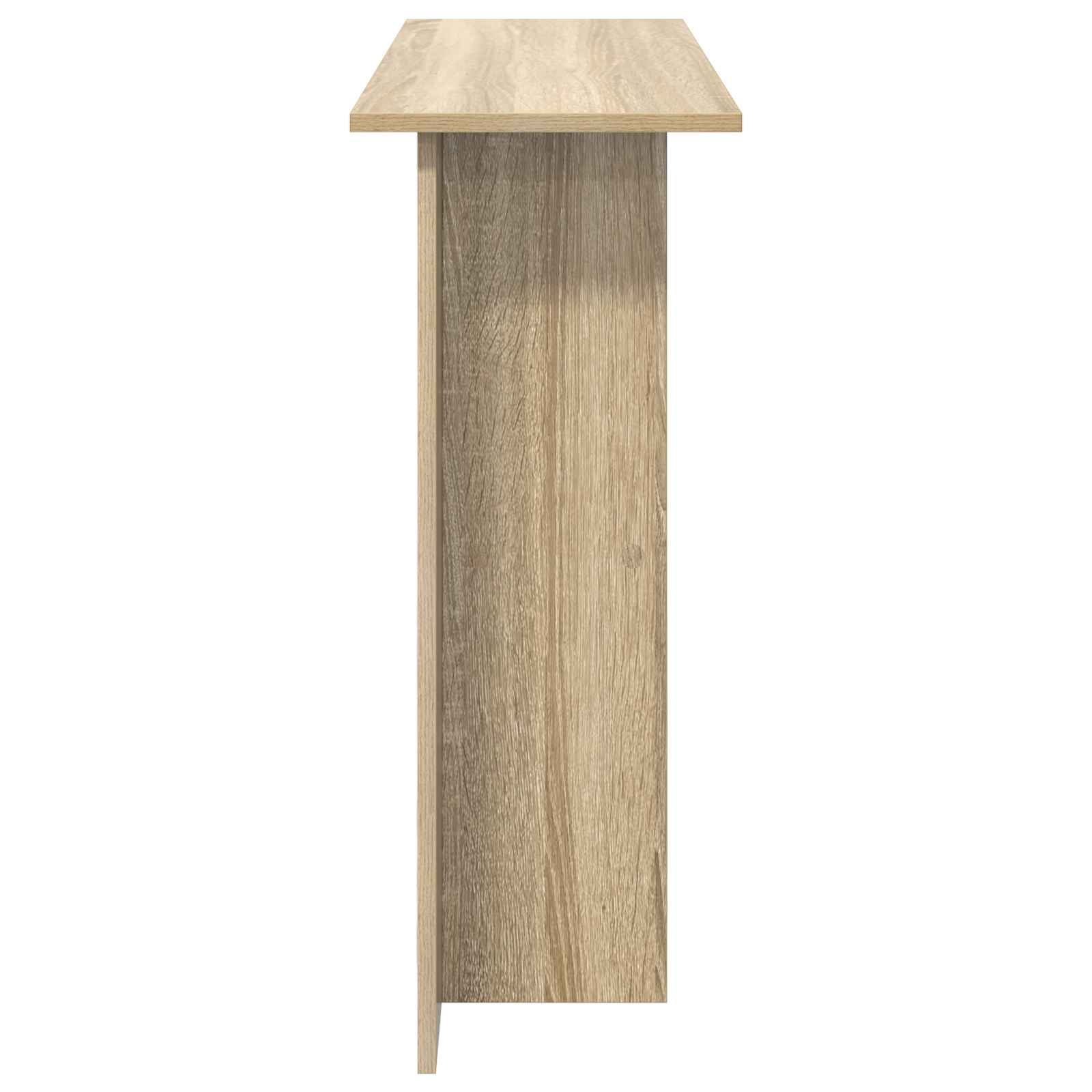 vidaXL Console Table Sonoma Oak 100 x 30 x 75 cm Engineered Wood 6