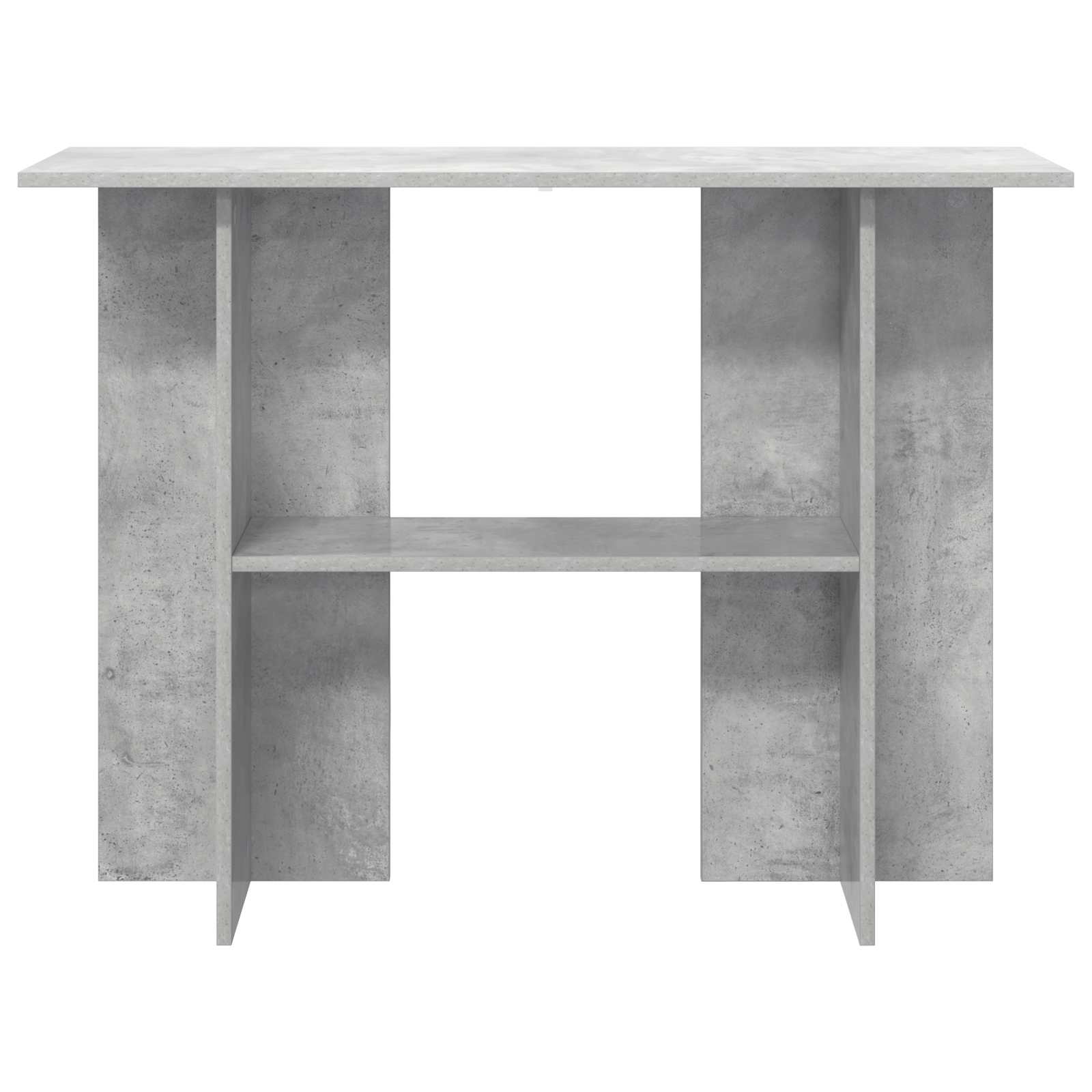vidaXL Console Table Concrete Grey 100 x 30 x 75 cm Engineered Wood 5