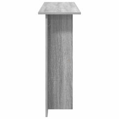 vidaXL Console Table Grey Sonoma 100 x 30 x 75 cm Engineered Wood 6