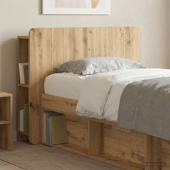 vidaXL Headboard Cabinet Artisan Oak 80 cm Engineered Wood 4