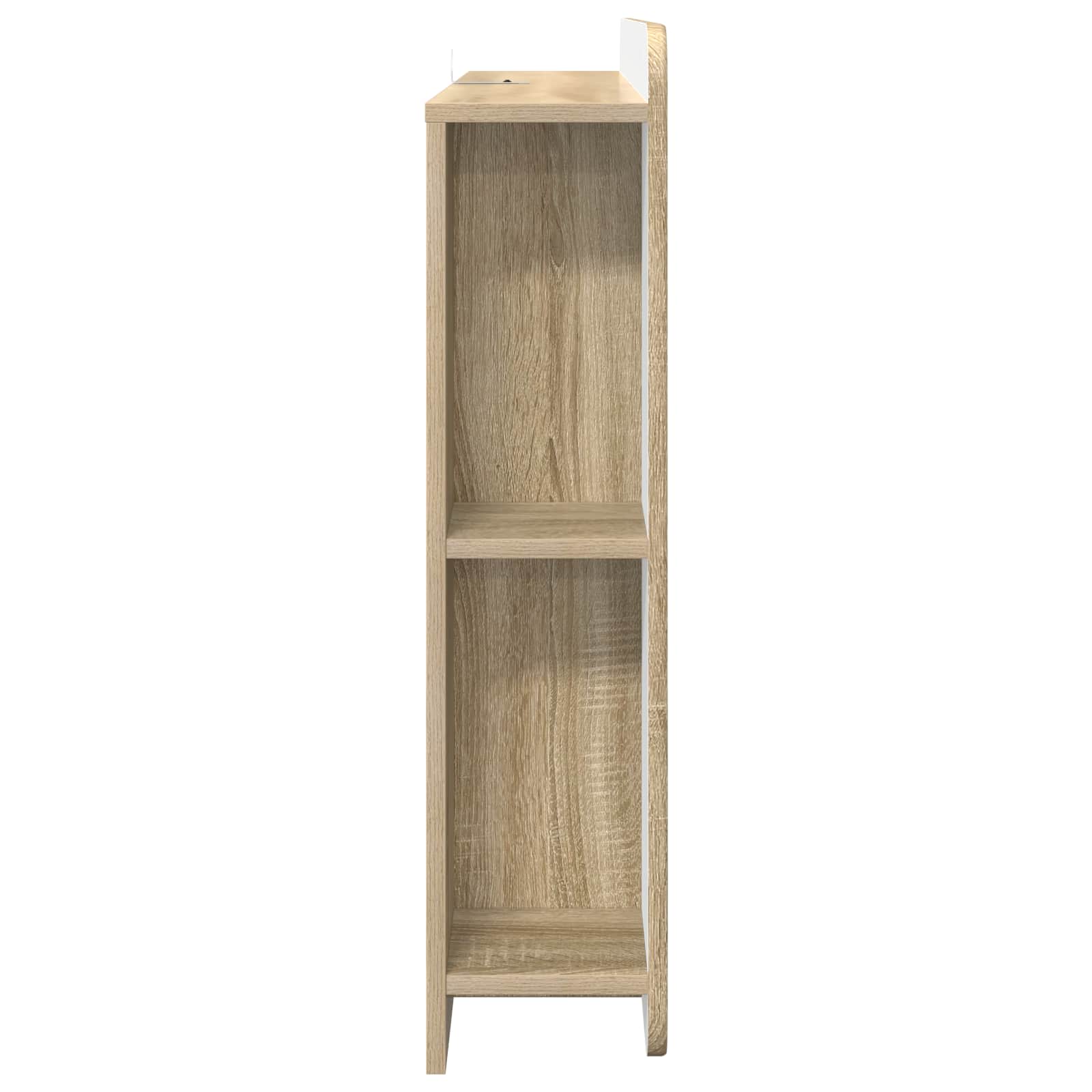 vidaXL Headboard Cabinet with Storage Sonoma Oak Engineered Wood 6