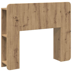 vidaXL Headboard Cabinet Artisan Oak 100 cm Engineered Wood 2