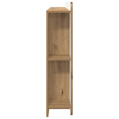 vidaXL Headboard Cabinet Artisan Oak Engineered Wood 6