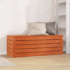 vidaXL Storage Box 89x36.5x33 cm Solid Wood Pine