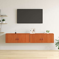 vidaXL Wall Cabinet 80x30x30 cm Solid Wood Pine