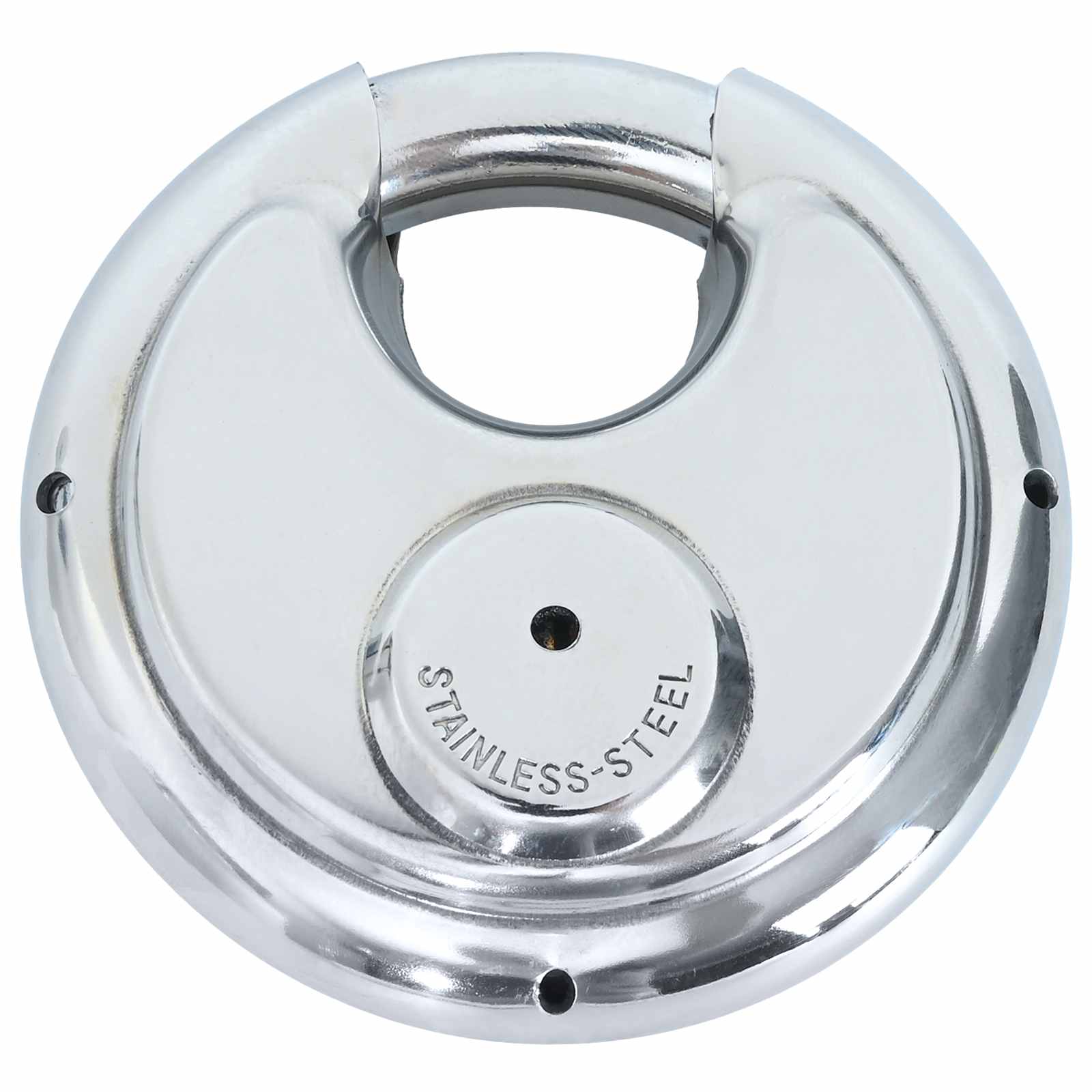 vidaXL Discus Locks with Keys 6 pcs Silver 9 x 2.8 x 9 cm 6