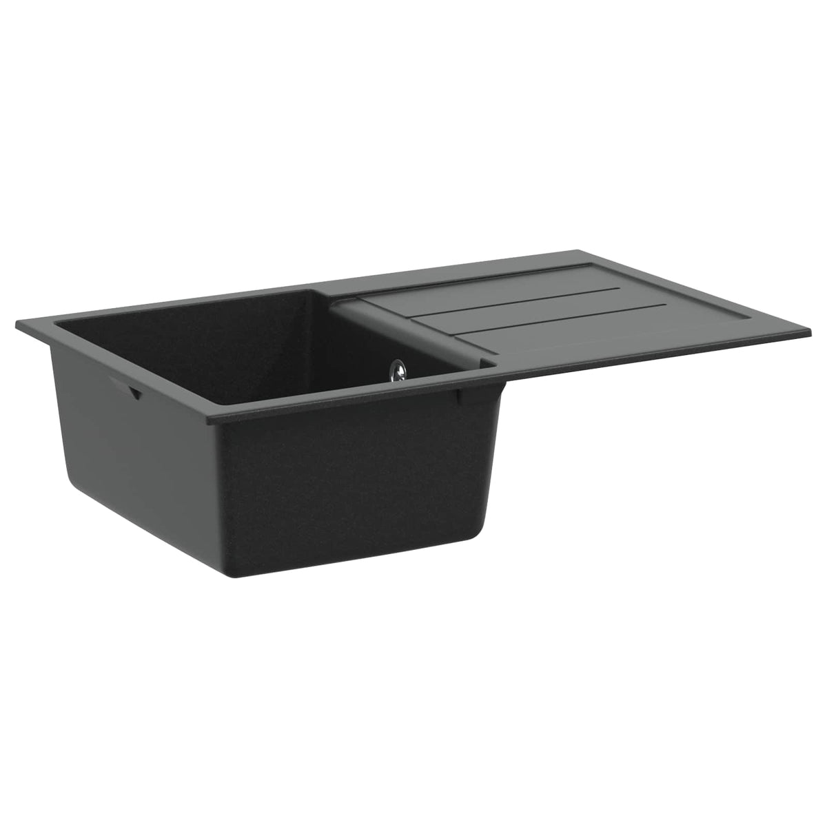 Sink 780 x 500 mm 80% Quartz and 20% Resin Black 780 mm 345 x 436 mm basin