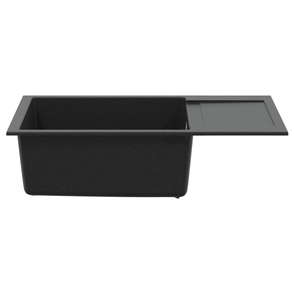 Sink 780 x 500 mm 80% Quartz and 20% Resin Black 780 mm 480 x 436 mm basin