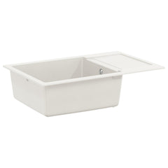 Sink 780 x 500 mm 80% Quartz and 20% Resin White 780 mm 480 x 436 mm basin