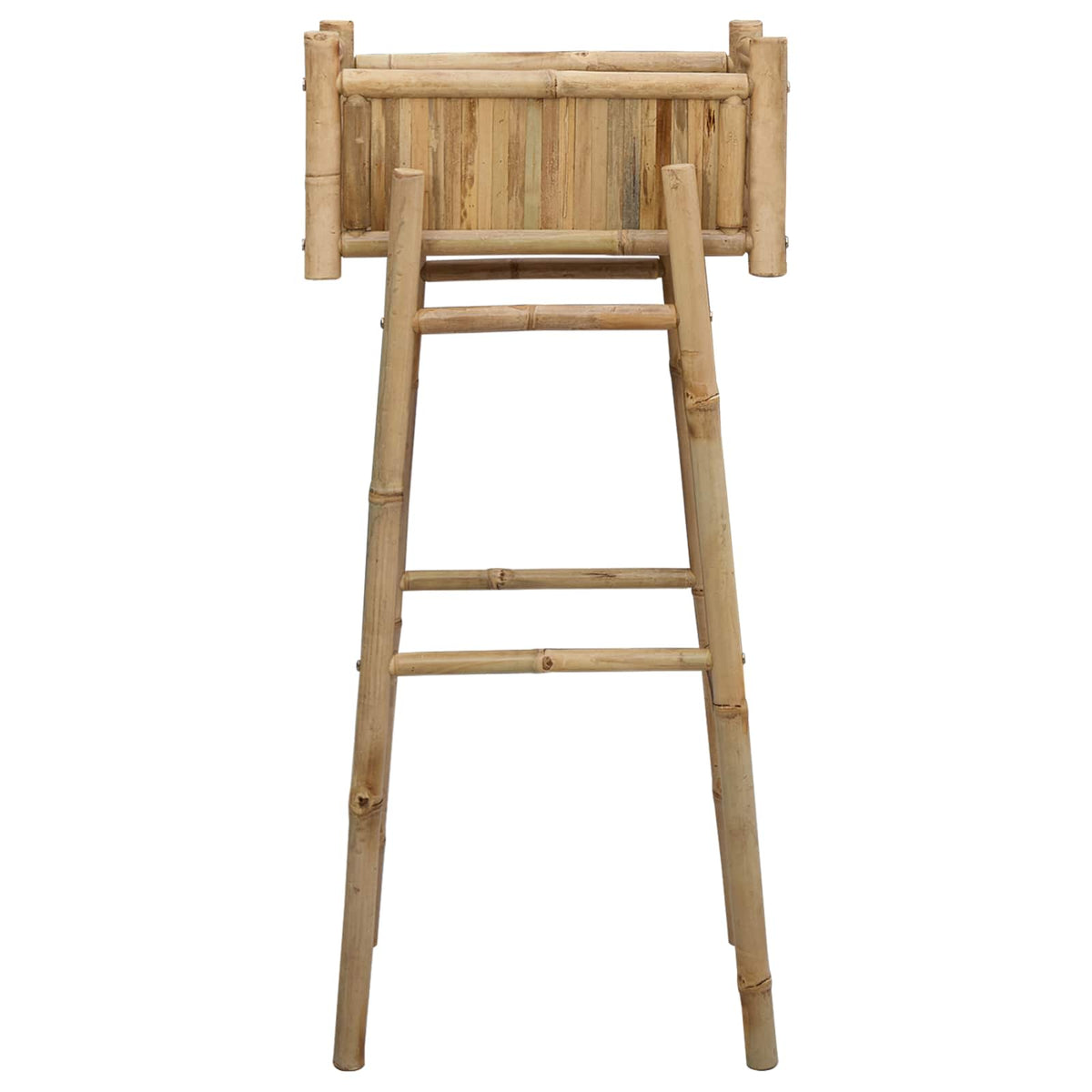 Garden Planter With Holder Natural 50 x 38 x 74 cm Bamboo A-shaped frame 90 cm