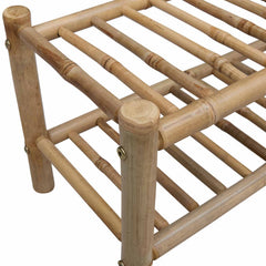vidaXL Shoe Rack 68 x 28 x 30 cm Bamboo Natural 6