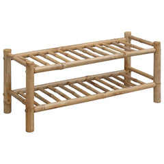 vidaXL Shoe Rack 68 x 28 x 30 cm Bamboo Natural 2