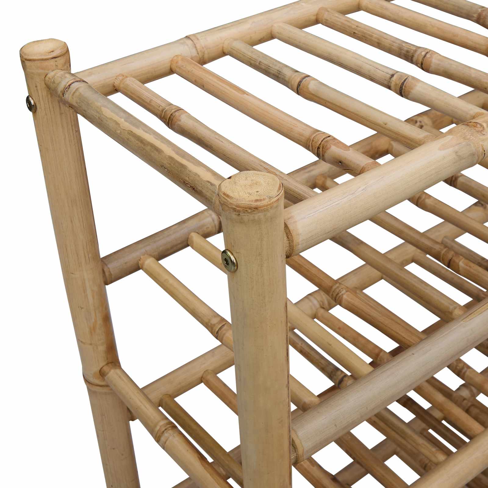 vidaXL Shoe Rack 68 x 28 x 96 cm Bamboo Natural 6