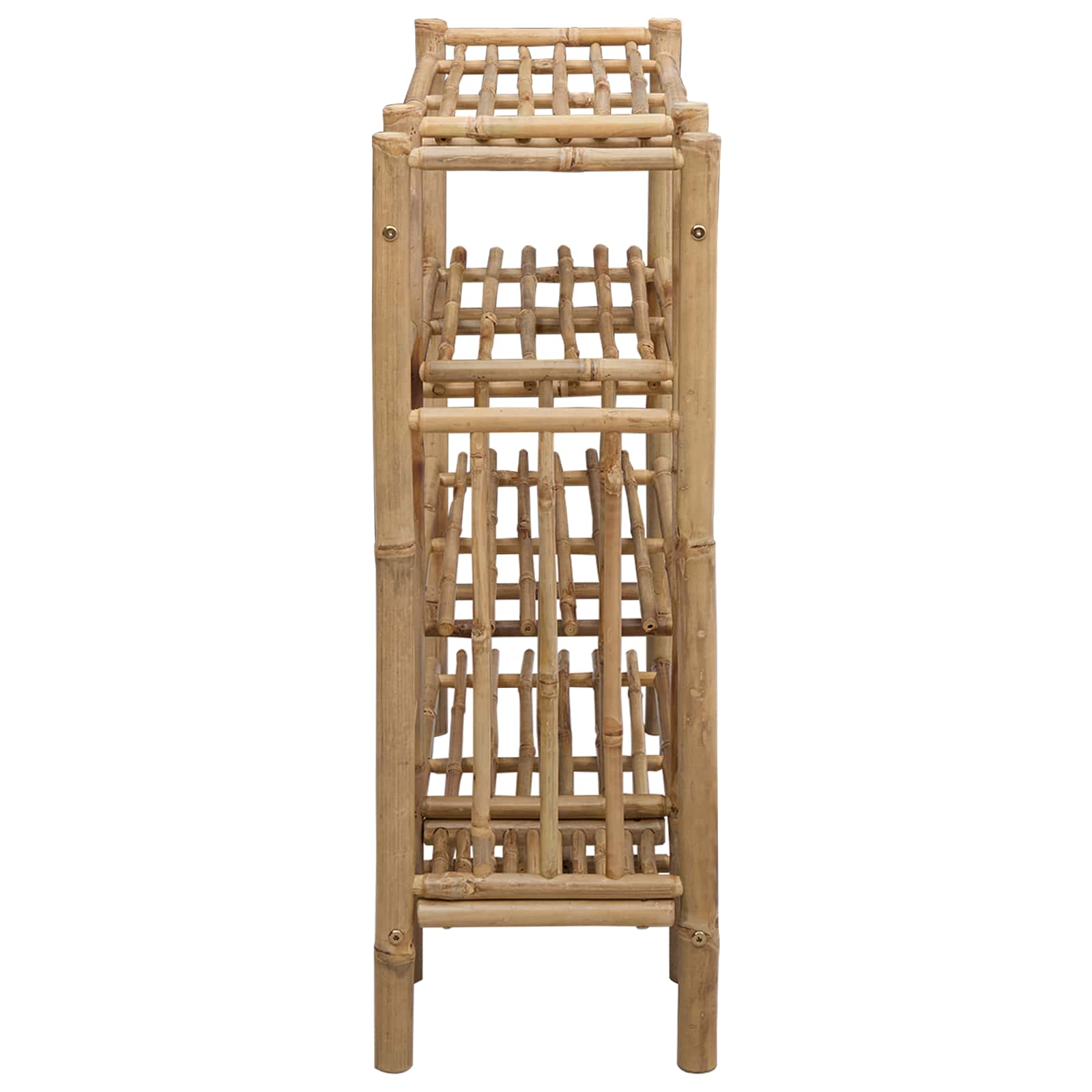 vidaXL Shoe Rack 88 x 27 x 80 cm Bamboo Natural 5