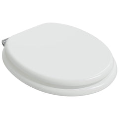 vidaXL Soft-Close Toilet Seat White 44 x 38 cm MDF board 2