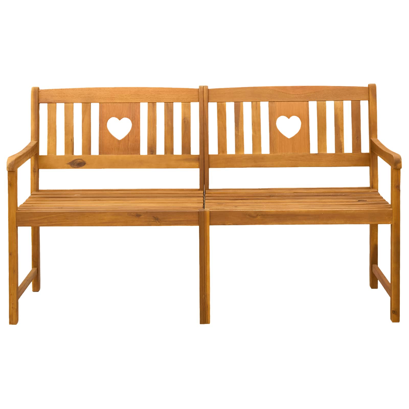 vidaXL Outdoor Bench Natural 150 x 55.5 x 90 cm Solid Acacia Wood 3