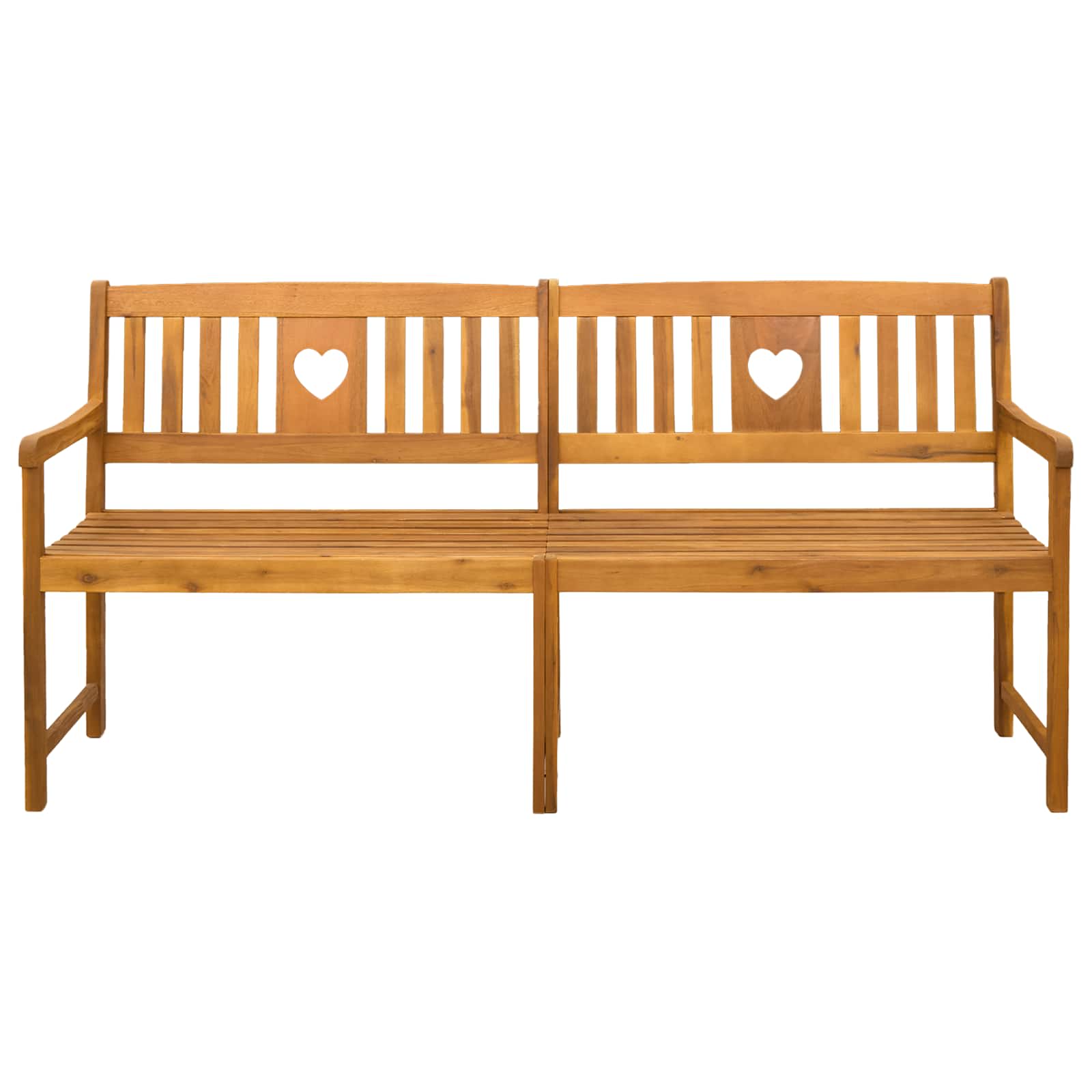 vidaXL Outdoor Bench Natural 180 x 55.5 x 90 cm Solid Acacia Wood 3