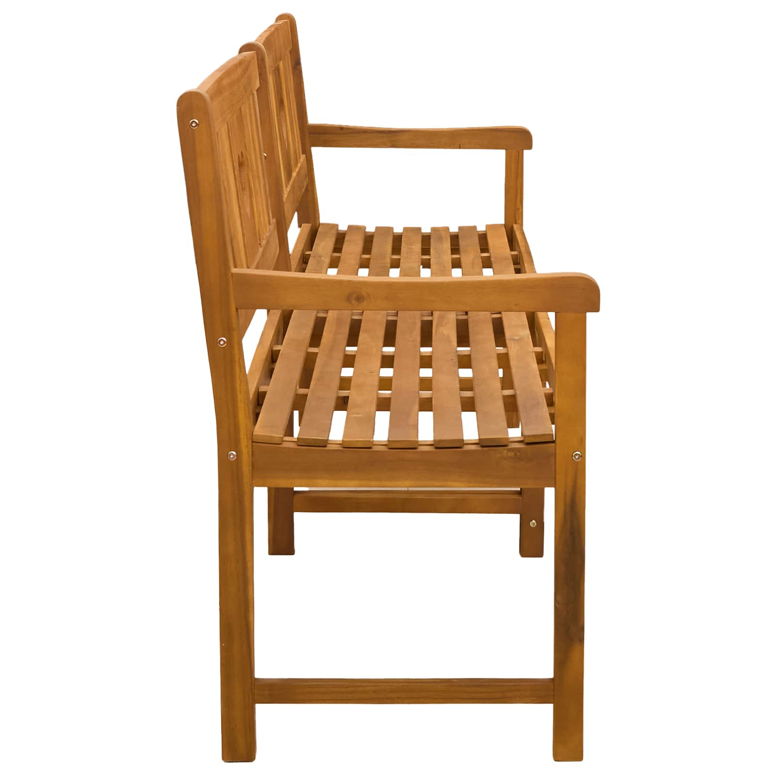 vidaXL Outdoor Bench Natural 180 x 55.5 x 90 cm Solid Acacia Wood 4