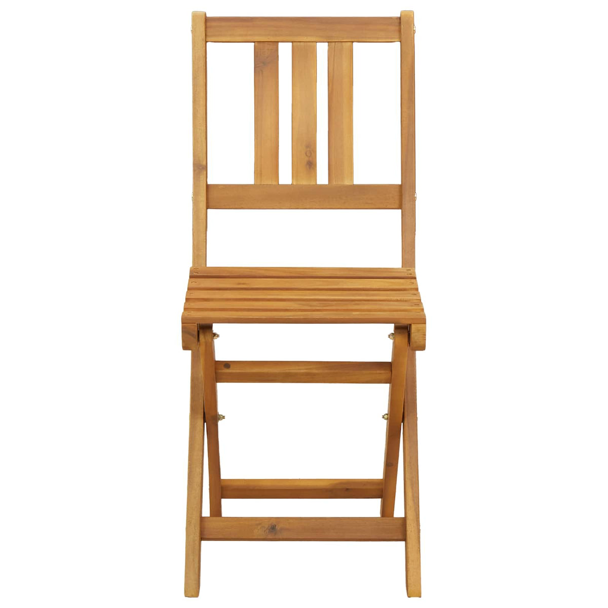 Garden Chair Solid Acacia Wood Natural 4