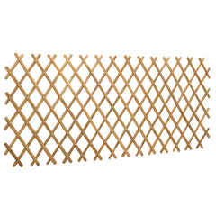 vidaXL Expandable Trellis Fence 2 pcs 300 x 59 cm Bamboo Light Brown 3