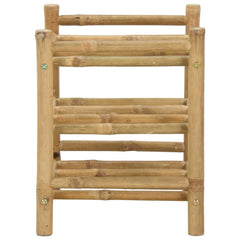 vidaXL Wine Rack Bamboo Natural 4