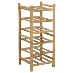 vidaXL Wine Rack Natural 32.5 x 29.5 x 72 cm Bamboo 2