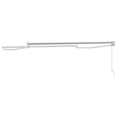 Manual Awning Frame Powder-Coated Aluminium White 3 x 2 m