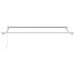 Manual Awning Frame Powder-Coated Aluminium White 3 x 2 m