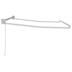 Manual Awning Frame Powder-Coated Aluminium White 3 x 2 m