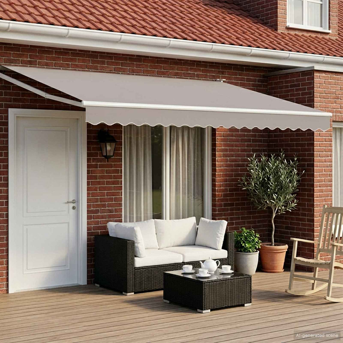 Awning Frame White