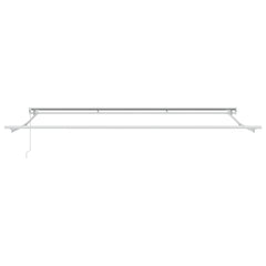 vidaXL Manual Awning Frame Adjustable White 4 x 3.5 m Steel 3