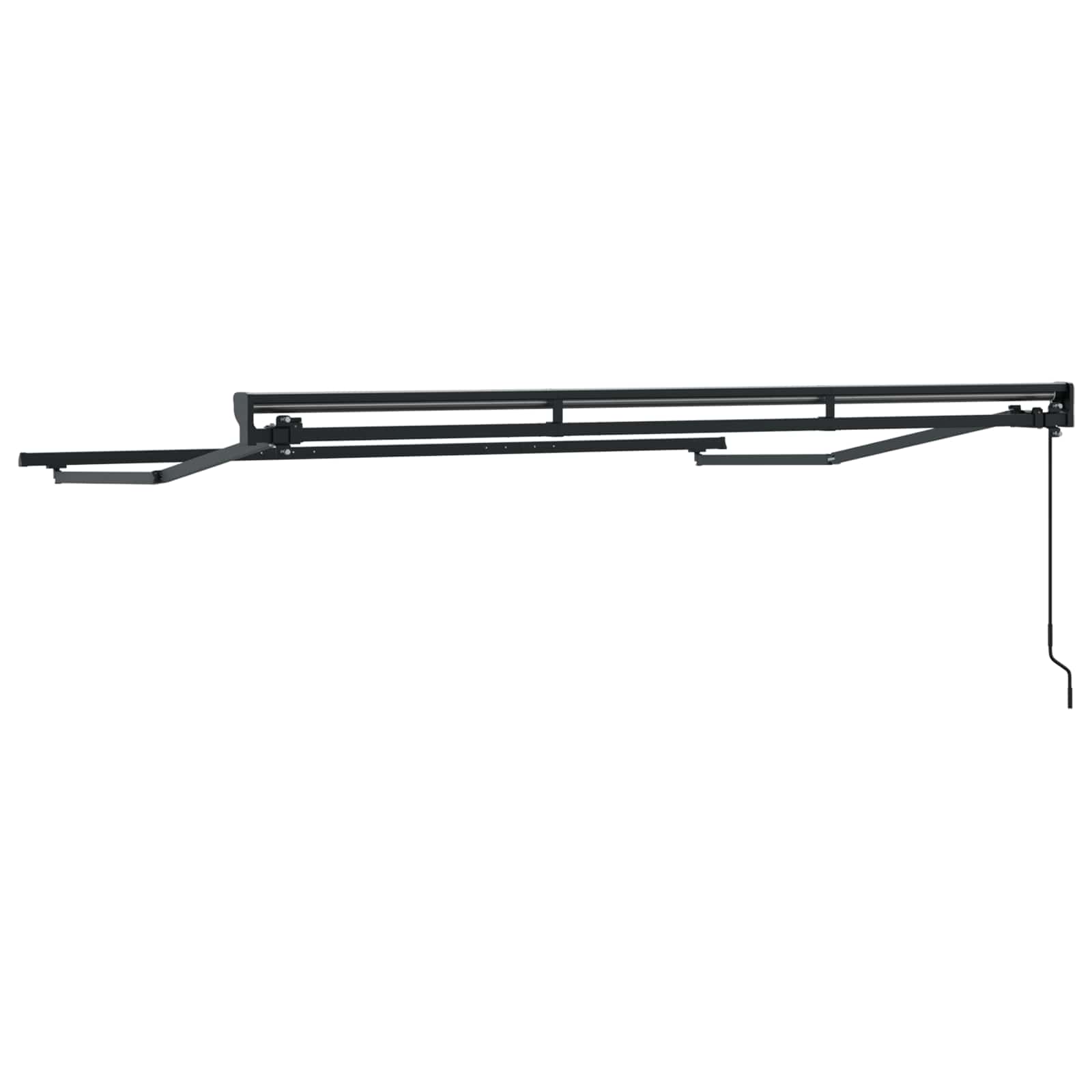 vidaXL Manual Awning Frame Adjustable Anthracite 3 x 2 m Steel 5