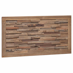 vidaXL Bed Headboard Natural Solid Teak Wood 2