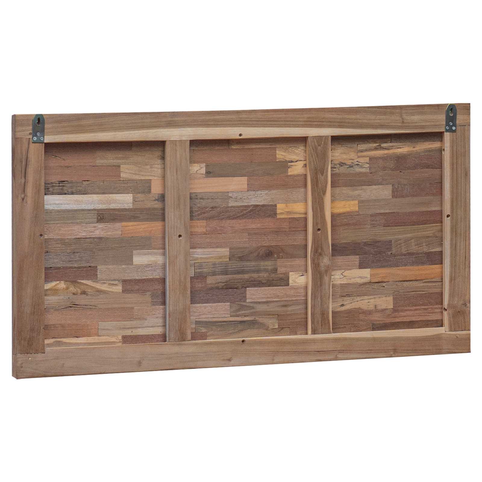 vidaXL Bed Headboard Natural Solid Teak Wood 4