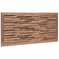 vidaXL Bed Headboard Natural Solid Teak Wood 2