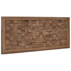vidaXL Bed Headboard Natural Solid Teak Wood 2