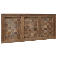 vidaXL Bed Headboard Natural Solid Teak Wood 4