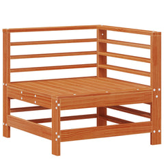 vidaXL Garden Lounge Set 5 pcs Wax Brown Solid Pine Wood 3