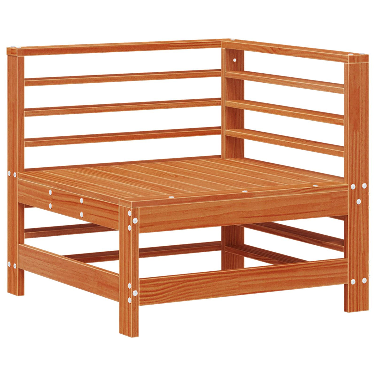 vidaXL Garden Lounge Set 5 pcs Wax Brown Solid Pine Wood 3