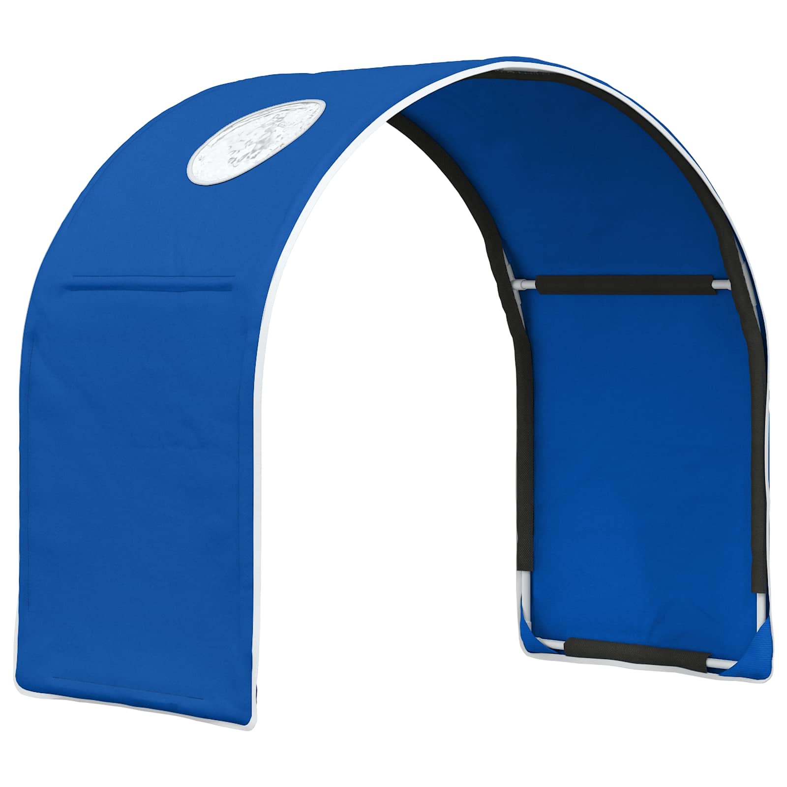 vidaXL Bed Tunnel for Kids Loft Bed 2 pcs Blue Polyester 4